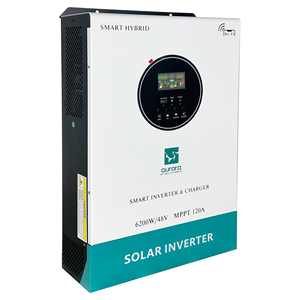 Système d'onduleur solaire hybride à onde sinusoïdale pure 48V 11kW avec MPPT pour la maison, efficacité de 98%, entrée 240VAC, sortie 50/60Hz - Product Image 1