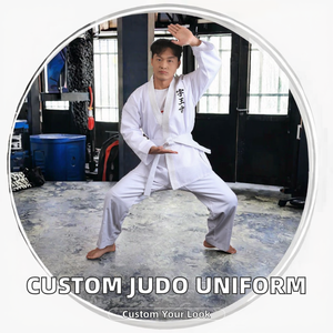QUTENG Judo, Créez Votre Propre Uniforme de Karaté Komiete Smai Lourd pour Enfants Garçons Unisexe en Coton et Polyester, Fabricant Direct - Product Image 2