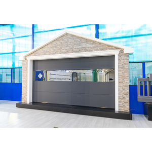 <span class=keywords><strong>Porte</strong></span> <span class=keywords><strong>de</strong></span> <span class=keywords><strong>garage</strong></span> sectionnelle électrique moderne en acier galvanisé en aluminium <span class=keywords><strong>Petite</strong></span> fenêtre transparente sans cadre en verre automatique <span class=keywords><strong>Petite</strong></span> fenêtre - Product Image 3
