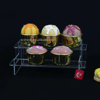 Support à gâteau en acrylique, présentoir à gâteau, outils de pâtisserie, fournitures de pâtisserie, décoration de fête de mariage, présentoir à gâteau en acrylique