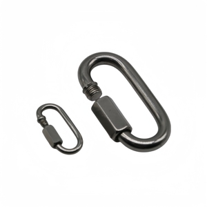 Mosquetón ovalado en forma de pista de acero inoxidable 304, nuevo mosquetón para exteriores para escalada, aparejo, tipo hebilla a presión para hardware marino - Product Image 4