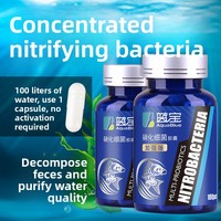 Capsules de bactéries nitrifiantes pour aquarium, bactéries bénéfiques concentrées, purificateur d'eau pour aquarium et bassin