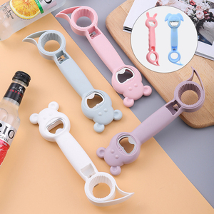 Abridor de Botellas de Cerveza Multiusos 4 en 1, Abridor de Latas, Dispositivo para Abrir Tapas de Botellas, Herramientas de Bar, Sacacorchos para Botellas de Cerveza, Cocina - Product Image 1