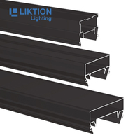 Usine OEM ODM, plafond tendu en tissu PVC souple personnalisé, bandes lumineuses LED DC24V, cadre mural en aluminium, profil LED