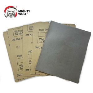 Büyük <span class=keywords><strong>3m</strong></span> 734 zımpara silisyum karbür ıslak ve kuru taşlama kum kağıt mobilya parlatma aşındırıcı zımpara levha - Product Image 2