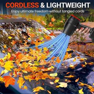 <span class=keywords><strong>Souffleur</strong></span> électrique rechargeable portable 2 batteries Haute puissance pour le nettoyage en extérieur et en intérieur - Product Image 4