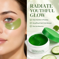 OEN/ODM TK Bestseller : Traitement et personnalisation – Patchs de gel hydratants transparents au concombre pour les yeux – Qualifications complètes