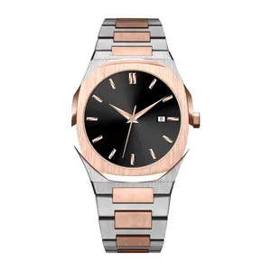 New Fashion Original Designer Japan Quartz Movement Men's Luxury Stainless Steel Watch 5ATM Waterpoof