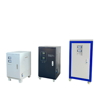 Régulateur de tension monophasé robuste TND pour servomoteur 10kVA 20kVA avec enroulement en cuivre, sortie 220V, affichage LCD