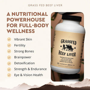 Dropshipping grasgevoerde rundvleeslevercapsules, grasgevoerd gedroogd supplement met ijzer en vitamine <span class=keywords><strong>B12</strong></span>, grasgevoerde rundvleeslevercapsules - Product Image 3