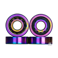 Roulements hybrides en céramique Si3N4 à 11 billes ultra-lisses et durables pour patins à roulettes en ligne et scooters (modèles 608, 627)