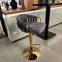 Chaise de bar pivotante au design moderne et nouveau, tabouret haut