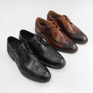 Chaussures habillées formelles pour hommes en cuir véritable, respirantes, imperméables, antidérapantes, légères, faites à la main, pour un style décontracté et luxueux - Product Image 4