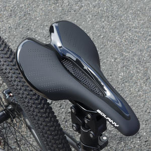 Cojín hueco impermeable para <span class=keywords><strong>bicicleta</strong></span> con ventilación Simple, <span class=keywords><strong>bicicleta</strong></span> de montaña y carretera con luz trasera, sillín de advertencia de seguridad, alfombrilla para asiento delantero - Product Image 2