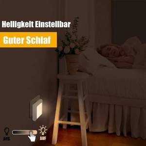 Veilleuse LED à brancher avec capteur crépusculaire automatique, luminosité réglable, lumière blanche neutre, CRI 90, pour chambre à coucher et chambres d'enfants - Product Image 4
