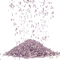 Litière pour chat en fibres de pois pures, sans impuretés, à base de plantes naturelles, faible teneur en poussière, jetable aux toilettes, fixation rapide des odeurs, litière pour chaton