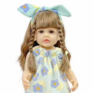 Muñecas de bebé Reborn de vinilo de 24 pulgadas, cuerpo completo de silicona, muñeca de niña recién nacida, muñecas de bebé Reborn de silicona suave - Product Image 2