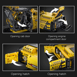 Cada C61082 Ville Télécommande Ingénierie Voiture DIY Modèle Blocs de Construction RC Pelle Briques Camion Jouets Pour Enfants Cadeau - Product Image 6