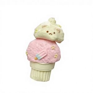 Nuevo Juguete Creativo de Osito de Helado Rosa, de Silicona de Grado Alimenticio, Realista, para Mayores de 14 Años, Regalo para Mejorar el Estado de Ánimo - Product Image 2