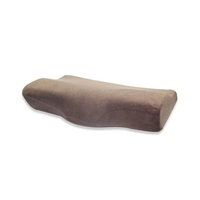 Oreiller cervical en mousse à mémoire de forme orthopédique en latex, certifié OEKO-TEX, forme papillon, amovible et lavable