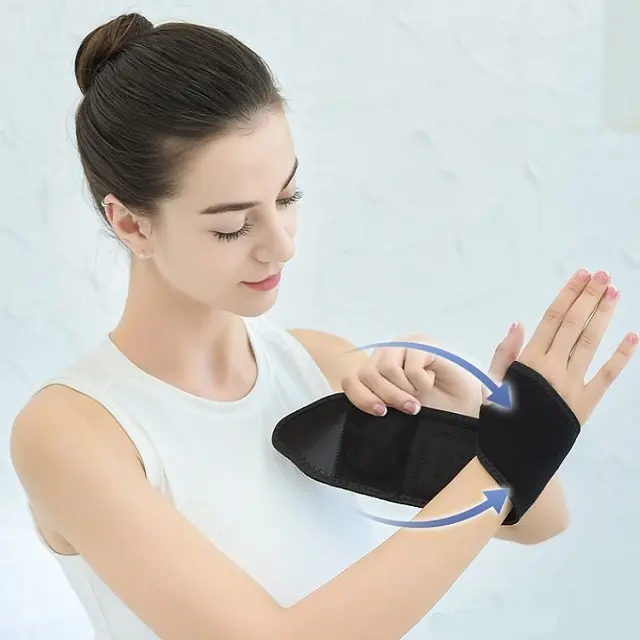 Attelle de poignet chauffante pour thérapie de soulagement de l'arthrite tendinite, charge USB, attelle de poignet chauffante électrique pour soulager la douleur du poignet
