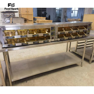 Vitrina Caliente para Alimentos Fritos de Gran Capacidad y Económica de KFC, Gabinete de Calentamiento con Cajón para Exhibición de Alimentos Calientes - Product Image 3