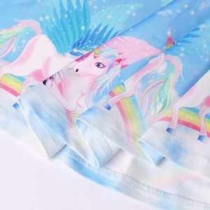 <span class=keywords><strong>Vestido</strong></span> Estampado LaBeca para Niñas, Sin Mangas, para Bebés, Niñas Pequeñas y Grandes, Diseño de Unicornio y Sirena, Casual - Product Image 5