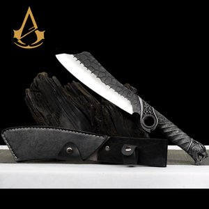Cuchillo de corte de hueso de leopardo de cocina china, cuchillo de registro al aire libre de acero al manganeso, cuchillo multiusos de caza - Product Image 4