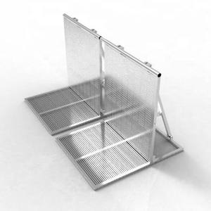 Barreras de seguridad resistentes para conciertos, barreras peatonales temporales para eventos, control de multitudes, fabricante de barreras. - Product Image 3