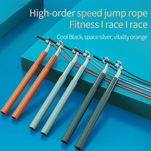 थोक फिटनेस भारी स्टील तार की गति रस्सी खेल गृह जिम भारित कूद रस्सी - Product Image 2