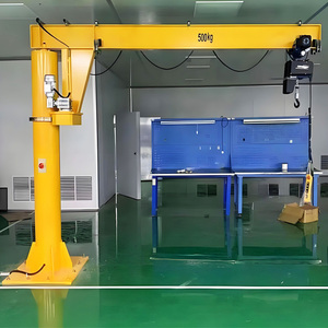 Grue sur pied certifiée CE de 3 tonnes et 5 tonnes avec flèche rotative à 360 degrés - Product Image 4