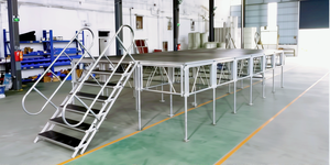 โครงหลังคาโค้งรูปทรงโดมวัสดุอะลูมิเนียมอัลลอยโครงแบบกำหนดขนาดเองสำหรับลำโพงอาร์เรย์ไฟและสาย - Product Image 6