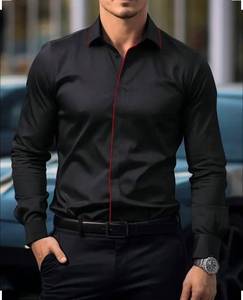 Chemises habillées pour hommes à manches longues, à simple boutonnage, anti-froissement, respirantes, imprimées, printemps, brillantes, décontractées, boutonnées, 6XL - Product Image 5