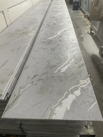Panneau de plafond en PVC moderne gaufré ignifuge et résistant à l'humidité pour les applications hôtelières et de restauration
