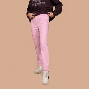 Pantalon Jeggings Décontracté Femme Extensible Personnalisé 100% Coton Écologique Respirant Taille Haute Longueur Intégrale - Product Image 3
