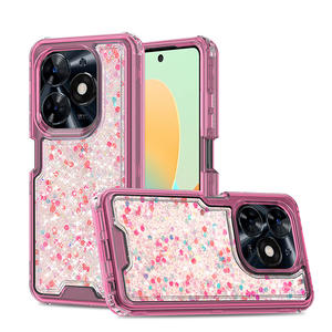 Accessoires de téléphone portable pour vente en gros paillettes Funda Para <span class=keywords><strong>Tel</strong></span>éfono 3 En 1 étui de téléphone pour iPhone 16 15 14 13 Pro Max étui 17 Air - Product Image 3