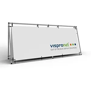 Aluminium Outdoor PVC Ein Rahmen Banner halter einschl ießlich Grafik Horizontal Pop-up Ein Rahmen Banner