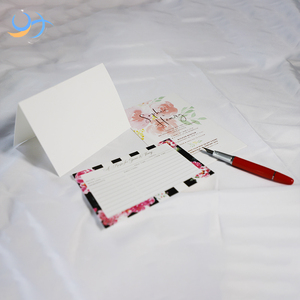Cartes RSVP de luxe gaufrées à l'or avec enveloppes, cartes de réponse personnalisées pour suite d'invitations de mariage, de douche nuptiale et d'événements - Product Image 6