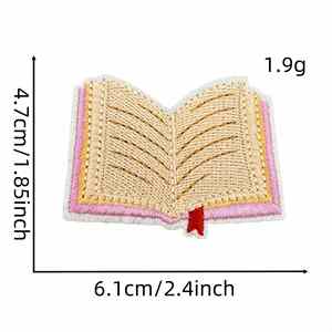 Parches Bordados Termoadhesivos con Temática de Libros para Amantes de la Lectura - Product Image 4
