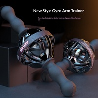 FDFIT Appareil d'exercice gyroscopique portable professionnel en métal pour les poignets, balle de force à haute résistance pour l'entraînement des avant-bras et le renforcement musculaire