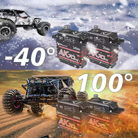 Moteur servo brushless YIPINservo AK70 70 kg avec encodeur magnétique PWM, engrenages métalliques et boîtier CNC en aluminium pour voitures RC 1/8, 1/10, 1/12