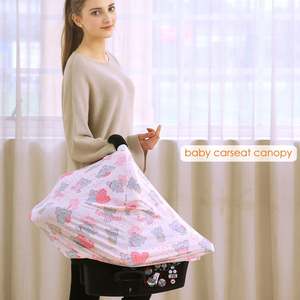 Cubierta de Lactancia para Niños y Niñas, Bonitas Fundas para Asientos de Coche con Diseño de Elefante - Product Image 4