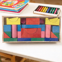 Train d'apprentissage pour enfants, Puzzle préscolaire, jeu éducatif, jouets en bois, blocs de construction créatifs de forme géométrique, jouets pour enfants