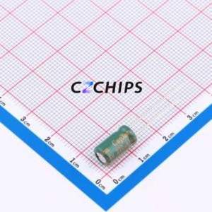 GF221M016E110A Through-Hole <b>Aluminum</b> <b>Electrolytic</b> <b>Capacitor</b> Through hole,D6.3xL11mm 220uF 20% 16V 490mA-100kHz - Product Image 1
