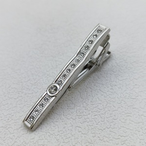 Productos de gran venta: Clips de corbata de cristal con diamantes de imitación galvanizados para hombre, recuerdos de exhibición para invitados de boda, clip de corbata 'Cásate Conmigo' - Product Image 2