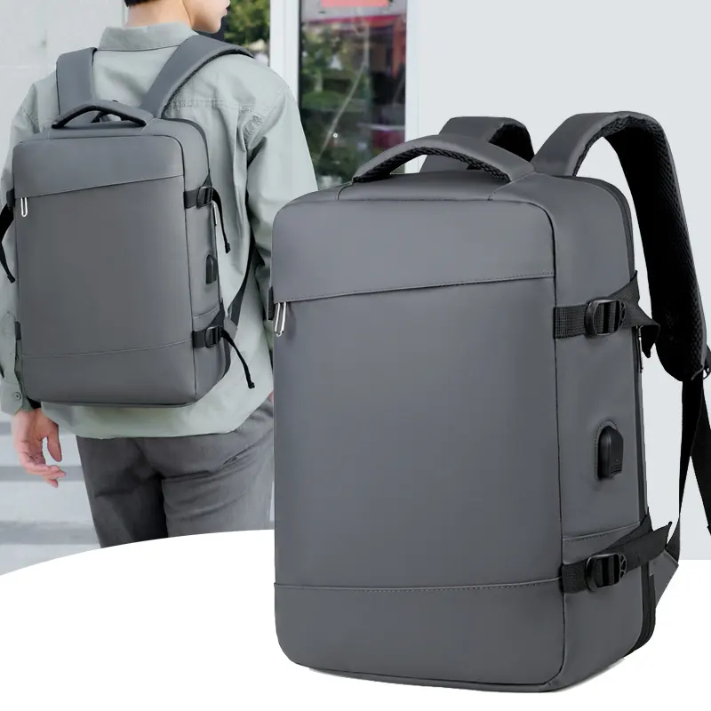 180 aberto expansível viagens Luxo Water Resistant Nyonl escritório viagens negócios laptop anti roubo mochila mochilas logotipo personalizado