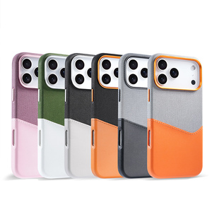 Custodia Antiurto in Pelle per iPhone 17 Air 16 Plus 15 14 <span class=keywords><strong>Pro</strong></span> 13 <span class=keywords><strong>Pro</strong></span> Max <span class=keywords><strong>12</strong></span> con Slot Magnetico per Carte e Funzione Portafoglio - Product Image 1