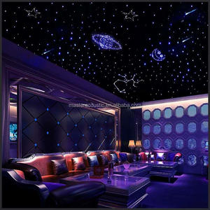 Master Panneau Acoustique Théâtre <span class=keywords><strong>Faux</strong></span> <span class=keywords><strong>Plafond</strong></span> Led <span class=keywords><strong>Fibre</strong></span> Polyester Ciel Étoilé <span class=keywords><strong>Optique</strong></span> <span class=keywords><strong>Faux</strong></span> <span class=keywords><strong>Plafond</strong></span> Panneau Pour Décoration - Product Image 6