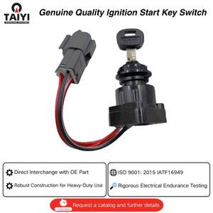 Interrupteur d'allumage pour excavatrice RC411-53964 RC41153963 RC40-53960 HRC40-53960 pour <span class=keywords><strong>Kubota</strong></span>, clé de contact disponible en ODM - Product Image 1