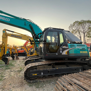 Excavadora sobre orugas usada Kobelco SK200 250 260 350 480 Excavadora japonesa Máquina de construcción de ingeniería hidráulica de la mejor calidad - Product Image 1